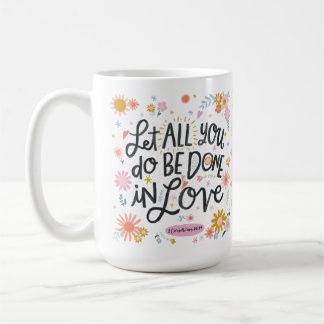 Christian Coffee Mug - Fait dans l'amour