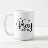 Christian Coffee Mug - Priez À Ce Sujet (Gauche)
