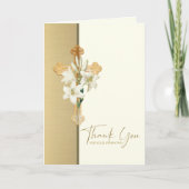 Christian Condolence Merci Croix Lys (Devant)