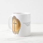 Christian Cross 3D Koffiemok (Voorkant links)