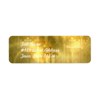 Christian Cross Étiquettes de messagerie