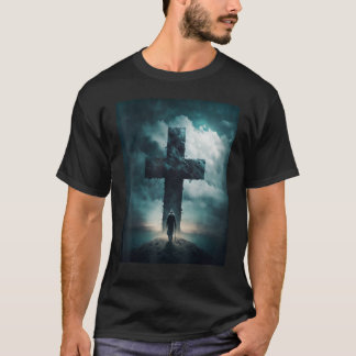 Christian Cross Faith and Prayer T-shirt