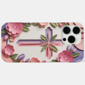 Christian Cross iPhone 16 Pro Coque Ai design (Verso (horizontal))