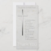 Christian Cross Sympathy Merci correspondant Timbr (Devant)