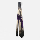 Christian Cross Testimony Necktie Stropdas (Achterkant)
