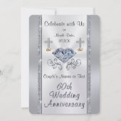 Christian Diamond Mariage Invitations (Devant)