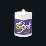 Christian DIEU FINAL DIRE Bible Purple SMALL 11oz<br><div class="desc">Savourez votre boisson chaude matin, midi et soir avec cette chic tasse monogramme d'Écriture. Le design moderne comprend le message "DIEU A LE DERNIER MOT" qui se réfère aux Proverbes 16:1. Tout le texte est entièrement personnalisable, de sorte que vous pouvez personnaliser avec votre propre monogramme ou vers ou texte...</div>