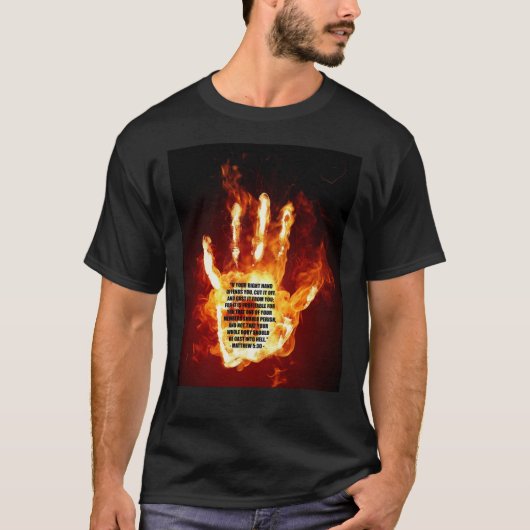 Christian Don&x27 ; t Aller en enfer t-shirt graph (Devant)