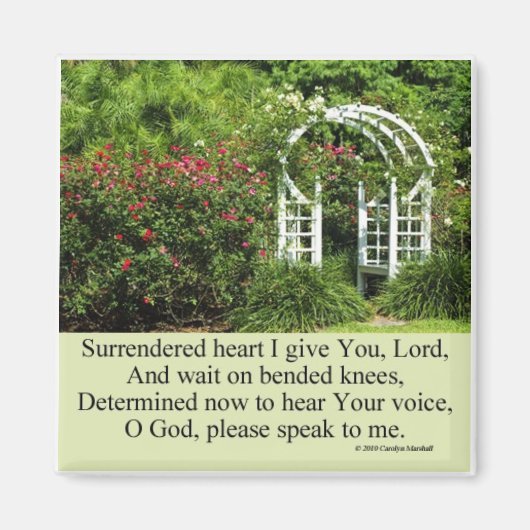 Christian Encouragement Magnet (Devant)