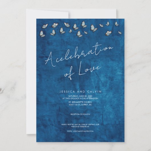 Christian Faire-part de mariage 1 Corinthiens13:4- (Dos)