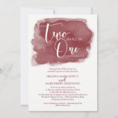 Christian Faire-part de mariage - Aquarelle Marsal (Devant)