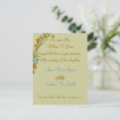 Christian Faire-part de mariage Carmel et Blue (Debout devant)