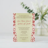 Christian Faire-part de mariage Carmel et Blueberr (Debout devant)