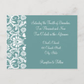 Christian Faire-part de mariage Carmel et Blueberr (Dos)