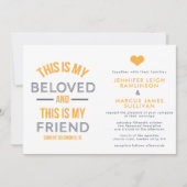 Christian Faire-part de mariage - Voici Mon bien-a (Devant)