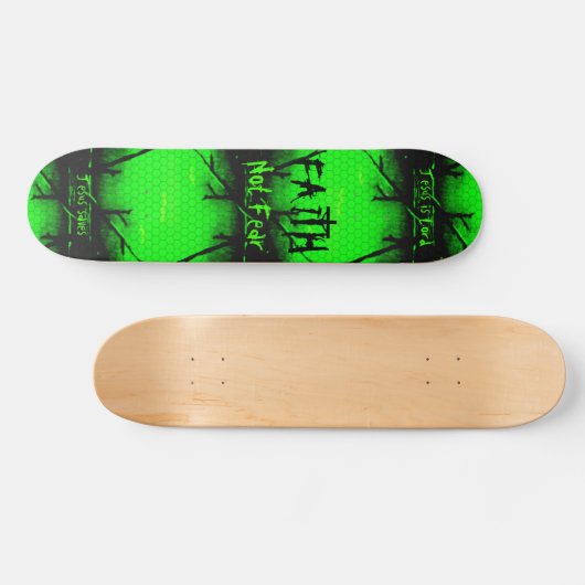 Christian Faith Jesus Skateboard Deck (Horz)