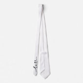 Christian "Faith" Script Tie – Customizable Stropdas (Achterkant)