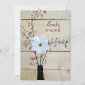 Christian Friendship Carte de remerciements Fleur  (Devant)