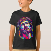 Christian God Christus Religious Believe Blessed F T-shirt (Voorkant)