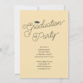 Christian Gold Graduation Photo Invitation (Dos)