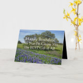 Christian Gospel carte d'anniversaire (Fleur jaune)