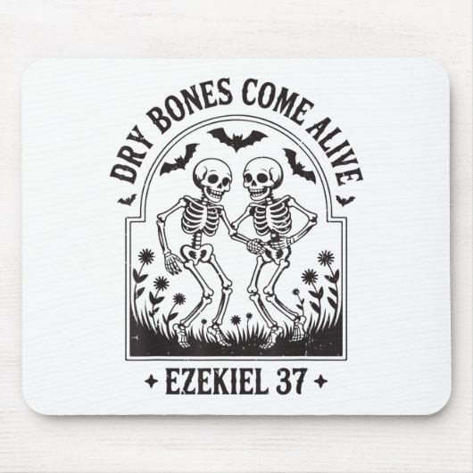 Christian Halloween Dry Bones Come Alive Funny Jes Muismat (Voorkant)