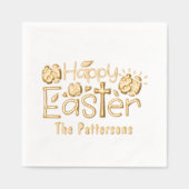 Christian Happy Pâques Religieux Nom Personnalisé (Recto)