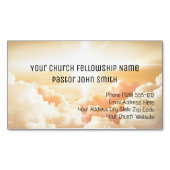 Christian Heavenly Cloud Church Magnets d'affaires (devant)