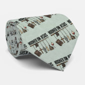 Christian Hooked on Jesus Custom Necktie Stropdas (Opgerold)