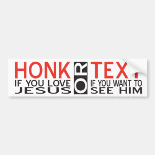 Christian Humour Funny Sticker de pare-chocs de vo