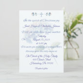 Christian Hydrangea Faire-part de mariage (Debout devant)