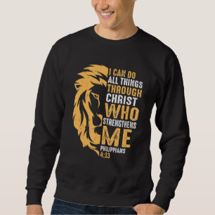 Christian I Can Do All Things Through Christ Lion Trui