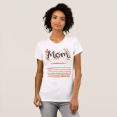 Christian Inspirational Bible Verse Mother T-Shirt (Devant entier)