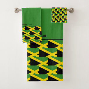 Christian JAMAICAN Motif FLAG Personnalisé