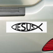 CHRISTIAN JESUS FISH STICKER (En voiture)