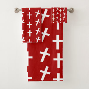 Christian Jésus traverse le motif rouge