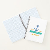 Christian Journal Anchored in Christ Verse Design (Intérieur)