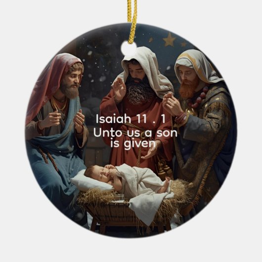 Christian Journal for Her, Bible Scriptures  Keramisch Ornament (Voorkant)