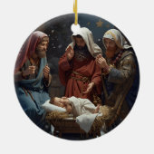 Christian Journal for Her, Bible Scriptures  Keramisch Ornament (Achterkant)