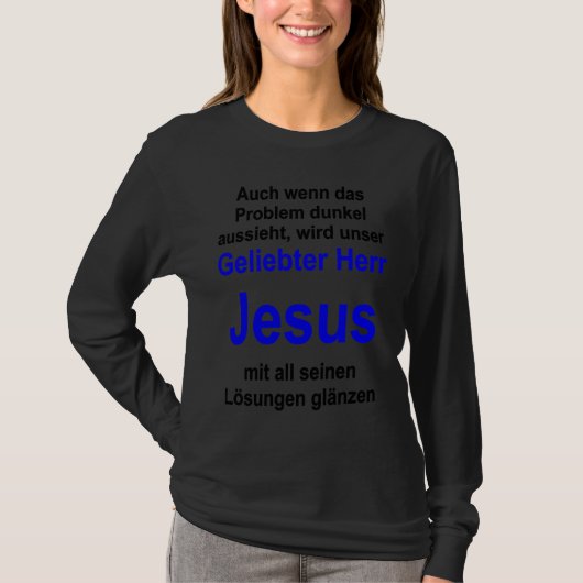 Christian lifestyle Multilingual Series German ver T-shirt (Voorkant)