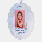 Christian Memorial Keepsake Cute Little Mouse  Ornament Kaart (Links)