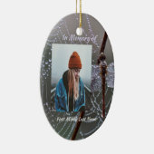 Christian Memorial Keepsake Dragonfly Dewdrops Keramisch Ornament (Rechts)