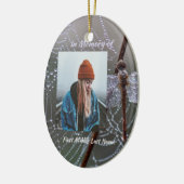 Christian Memorial Keepsake Dragonfly Dewdrops Keramisch Ornament (Links)