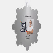 Christian Memorial Semi-Truck Tractor-trailer Ornament Kaart (Rechts)