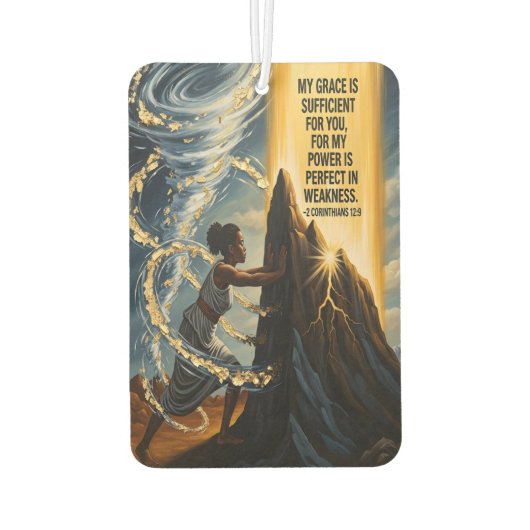 Christian Mouse Pad For Black Women Luchtverfrisser (Achterkant)