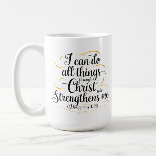 Christian Mug - Je peux faire tout - Philippiens (Gauche)