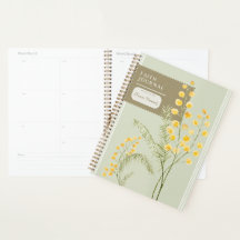 Christian Planner Faith Journal Fleurs Jaunes