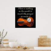 Christian Poster Violon Inspiration Dire (Cuisine)