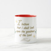 Christian Psalm 27:13 Coffee Mug Mok (Midden)