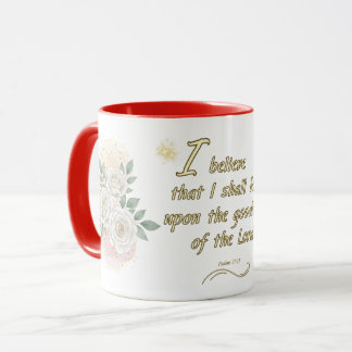 Christian Psalm 27:13 Coffee Mug Mok
